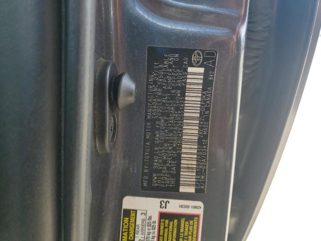 2T1BU4EE2BC551421 - 2011 TOYOTA COROLLA BASE Gri fotoğraf 13