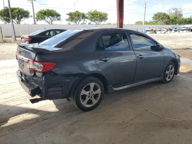 2T1BU4EE2BC551421 - 2011 TOYOTA COROLLA BASE Gri fotoğraf 3