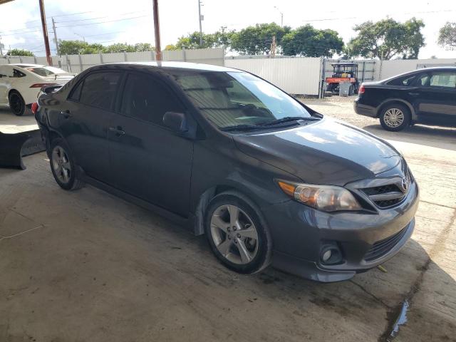 2T1BU4EE2BC551421 - 2011 TOYOTA COROLLA BASE Gri fotoğraf 4