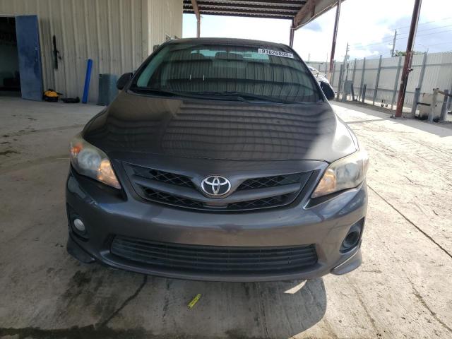 2T1BU4EE2BC551421 - 2011 TOYOTA COROLLA BASE Gri fotoğraf 5