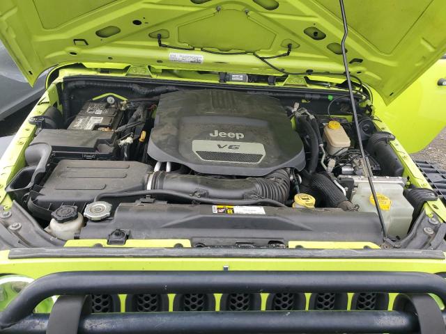 1C4BJWDG3GL330997 - 2016 JEEP WRANGLER U SPORT Verde foto 11