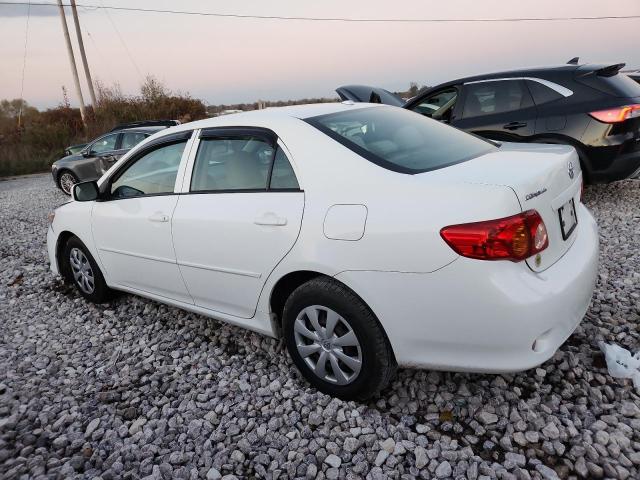 2T1BU40E09C162262 - 2009 TOYOTA COROLLA BASE WHITE photo 2