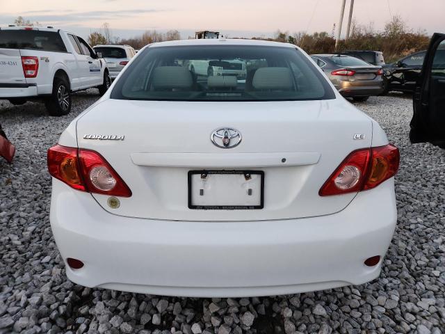 2T1BU40E09C162262 - 2009 TOYOTA COROLLA BASE WHITE photo 6