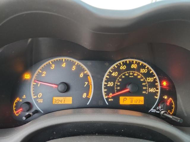 2T1BU40E09C162262 - 2009 TOYOTA COROLLA BASE WHITE photo 9