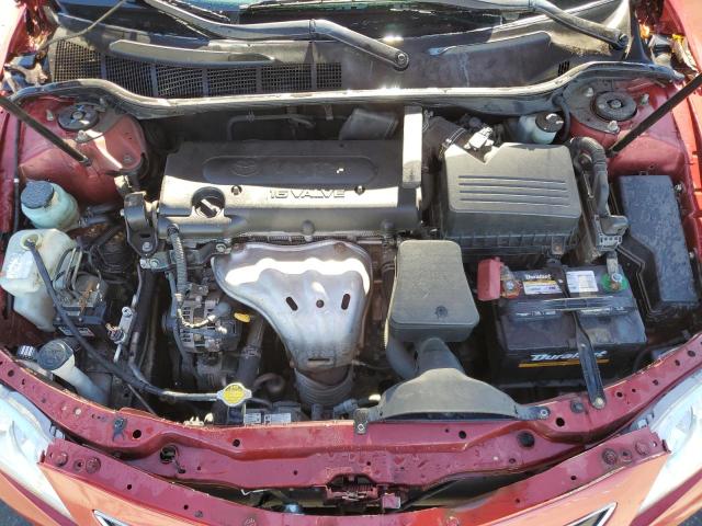 4T1BE46K59U308003 - 2009 TOYOTA CAMRY BASE RED photo 11