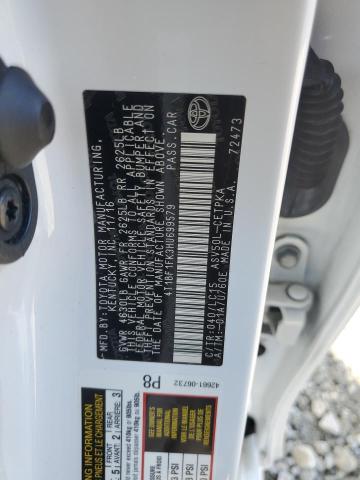 4T1BF1FK3HU699579 - 2017 TOYOTA CAMRY LE WHITE photo 12