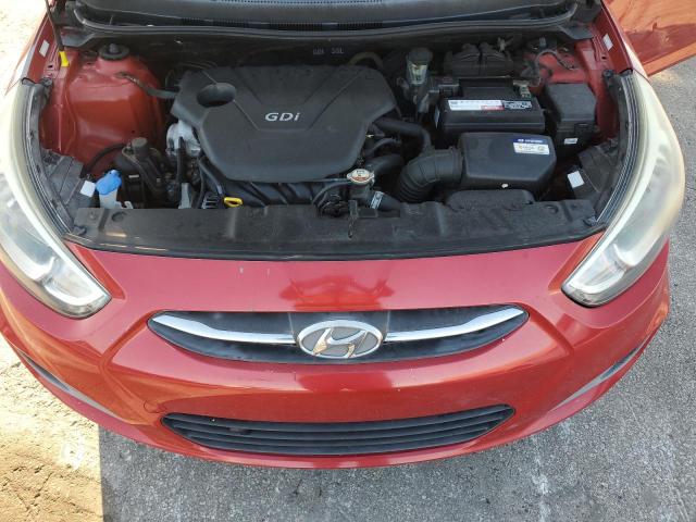KMHCT4AE7GU973817 - 2016 HYUNDAI ACCENT SE RED photo 11