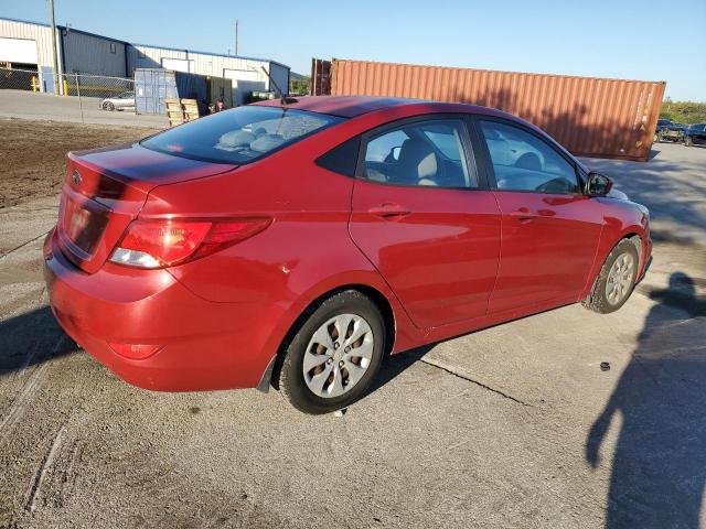KMHCT4AE7GU973817 - 2016 HYUNDAI ACCENT SE RED photo 3