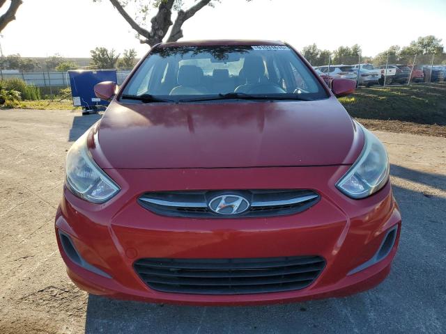 KMHCT4AE7GU973817 - 2016 HYUNDAI ACCENT SE RED photo 5
