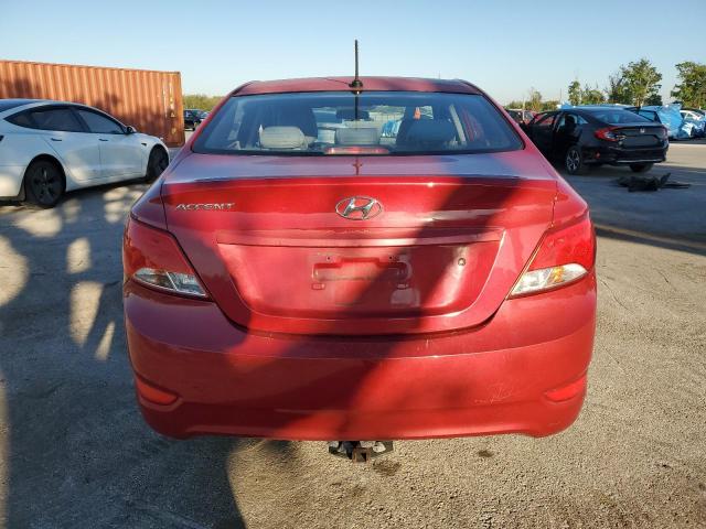 KMHCT4AE7GU973817 - 2016 HYUNDAI ACCENT SE RED photo 6