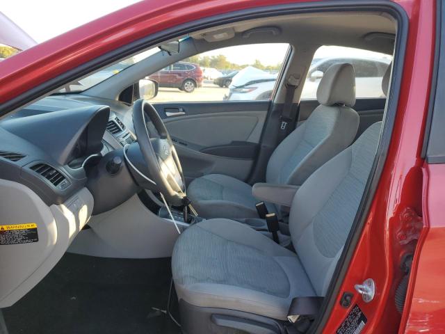 KMHCT4AE7GU973817 - 2016 HYUNDAI ACCENT SE RED photo 7