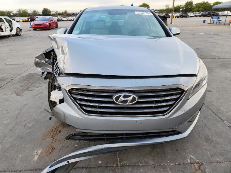 5NPE34AF1FH028778 - 2015 HYUNDAI SONATA SPORT SILVER photo 5