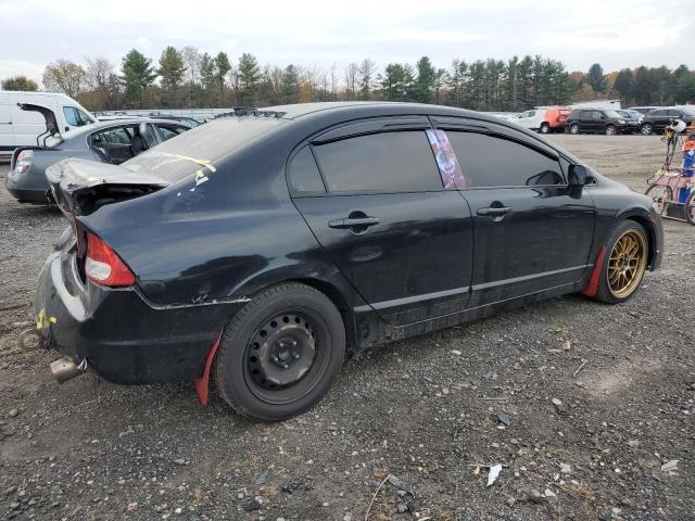 2HGFA15599H515719 - 2009 HONDA CIVIC LX BLACK photo 3