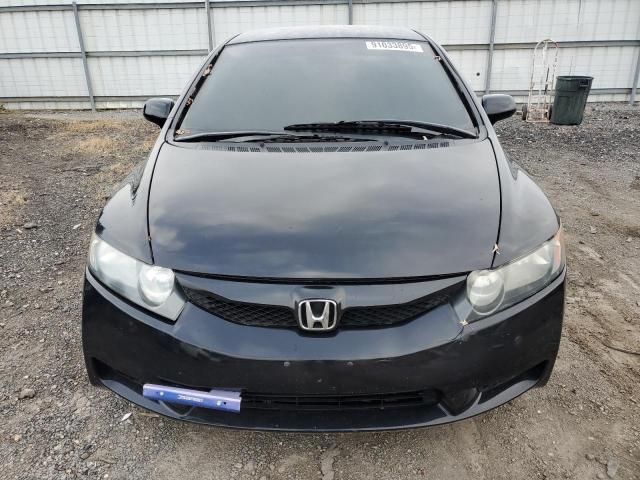 2HGFA15599H515719 - 2009 HONDA CIVIC LX BLACK photo 5