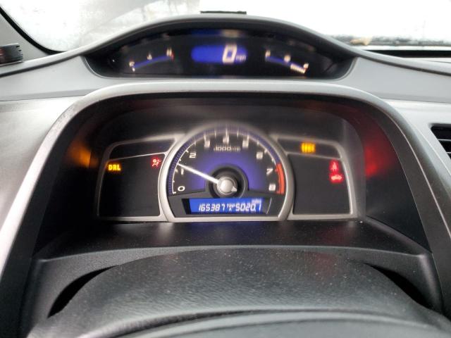 2HGFA15599H515719 - 2009 HONDA CIVIC LX BLACK photo 9