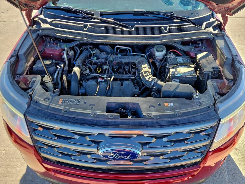 1FM5K7DHXKGA60043 - 2019 FORD EXPLORER XLT أحمر صورة 11