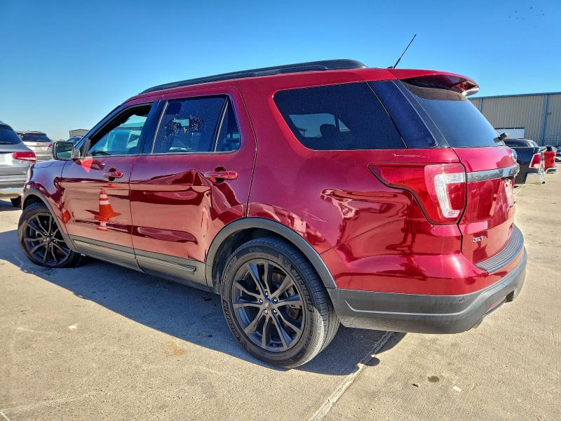 1FM5K7DHXKGA60043 - 2019 FORD EXPLORER XLT أحمر صورة 2