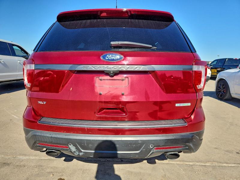1FM5K7DHXKGA60043 - 2019 FORD EXPLORER XLT أحمر صورة 6