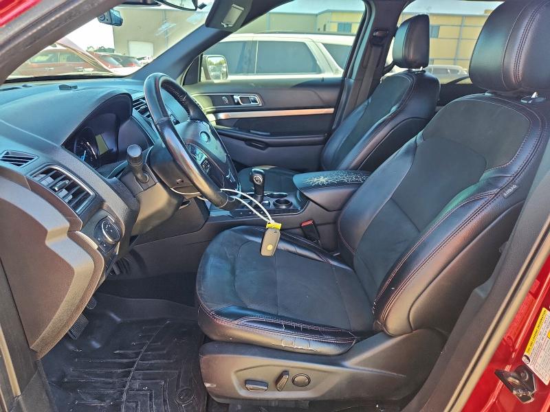 1FM5K7DHXKGA60043 - 2019 FORD EXPLORER XLT أحمر صورة 7