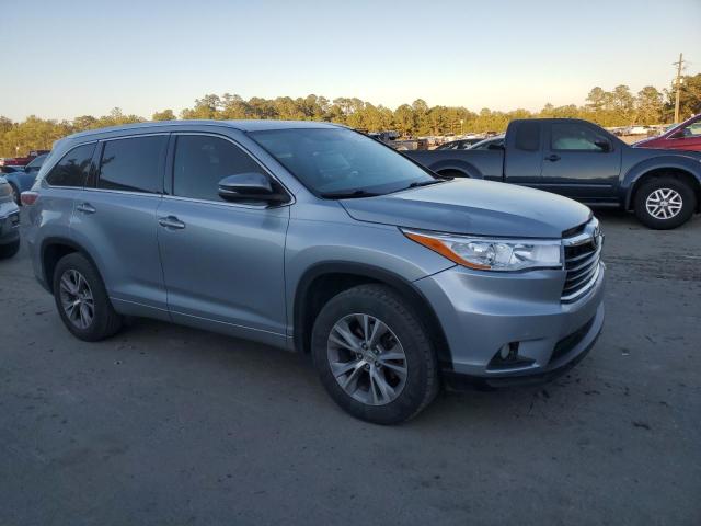 5TDKKRFH6FS064716 - 2015 TOYOTA HIGHLANDER XLE ვერცხლისფერი ფოტო 4