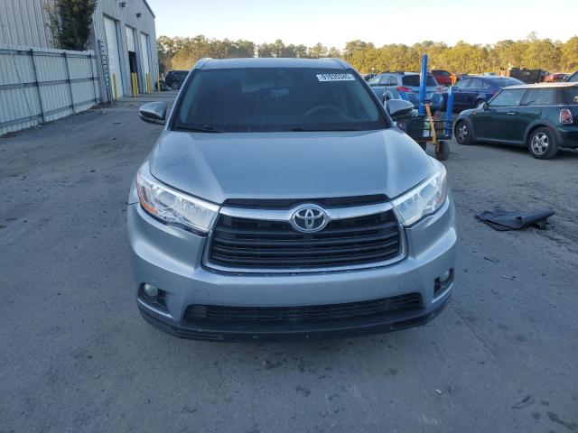 5TDKKRFH6FS064716 - 2015 TOYOTA HIGHLANDER XLE ვერცხლისფერი ფოტო 5