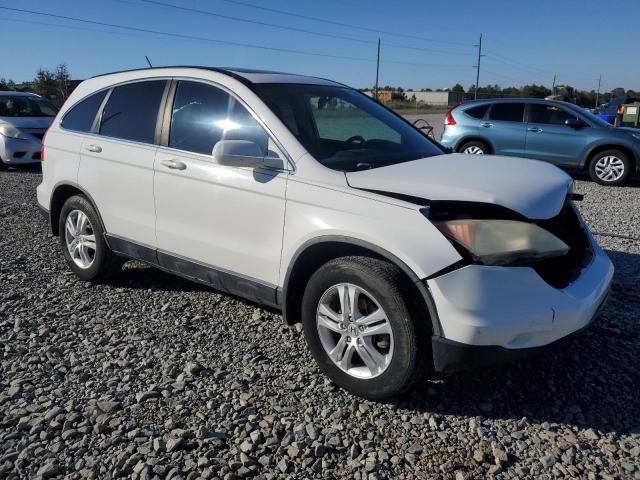 5J6RE3H71BL010981 - 2011 HONDA CR-V EXL WHITE photo 4