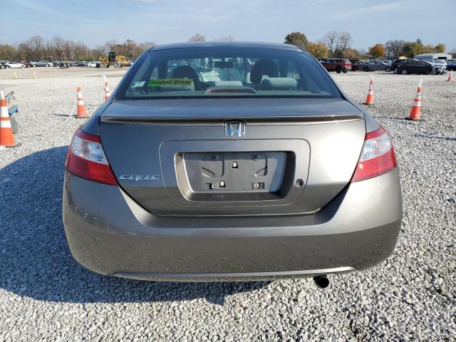 2HGFG12606H552696 - 2006 HONDA CIVIC LX GRAY photo 6