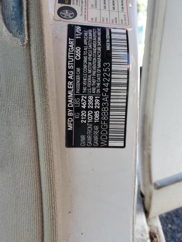 WDDGF8BB3AF442253 - 2010 MERCEDES-BENZ C 300 4MATIC WHITE photo 12