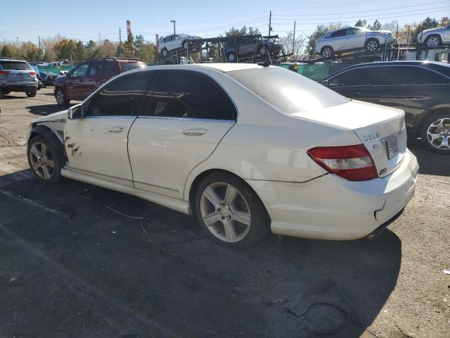 WDDGF8BB3AF442253 - 2010 MERCEDES-BENZ C 300 4MATIC WHITE photo 2