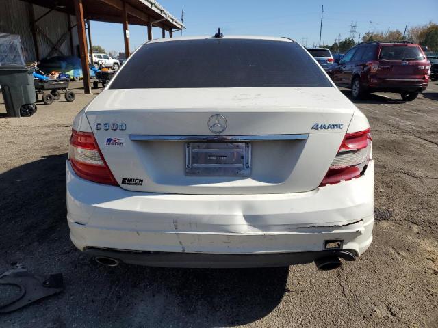 WDDGF8BB3AF442253 - 2010 MERCEDES-BENZ C 300 4MATIC WHITE photo 6