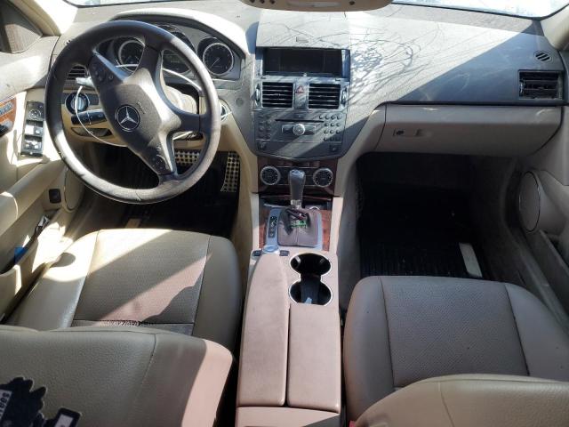 WDDGF8BB3AF442253 - 2010 MERCEDES-BENZ C 300 4MATIC WHITE photo 8