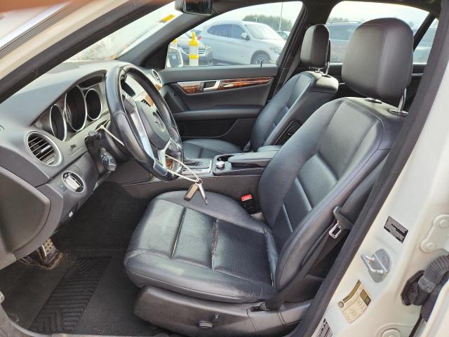 WDDGF8BB3CR236495 - 2012 MERCEDES-BENZ C 300 4MATIC WHITE photo 7