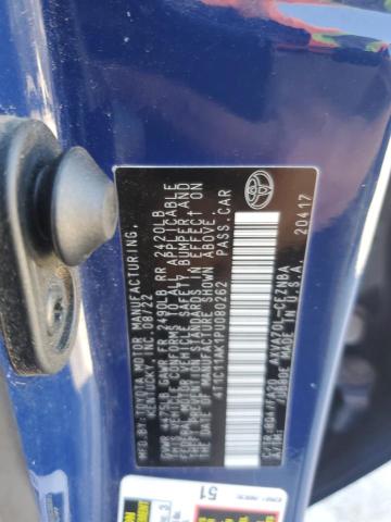 4T1C11AK1PU080262 - 2023 TOYOTA CAMRY LE ლურჯი ფოტო 12