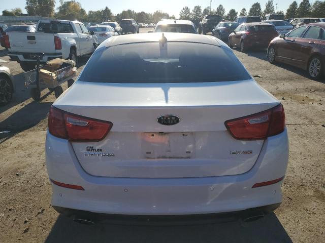 5XXGN4A70FG432596 - 2015 KIA OPTIMA EX WHITE photo 6