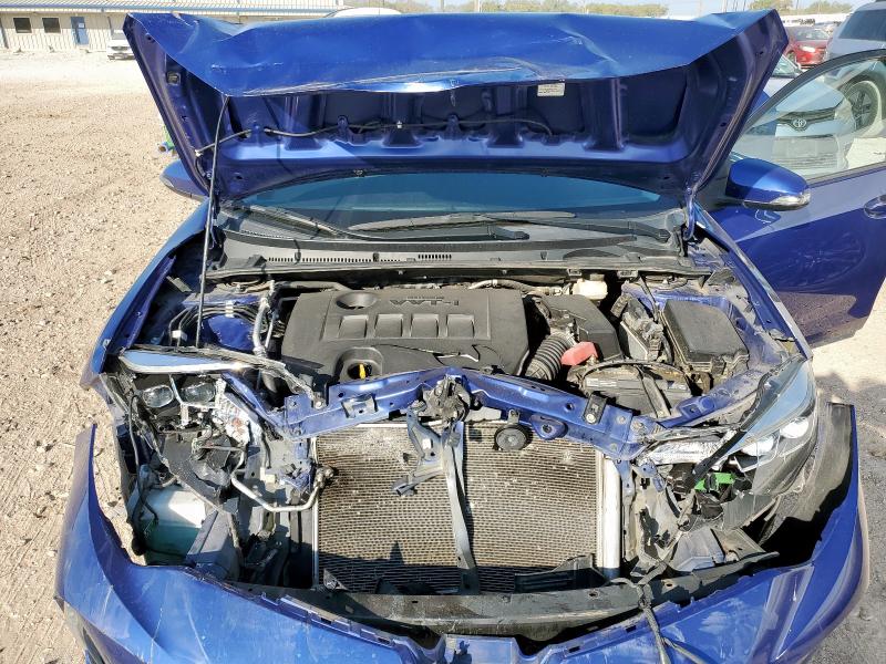 5YFBURHE7KP891446 - 2019 TOYOTA COROLLA L BLUE photo 11