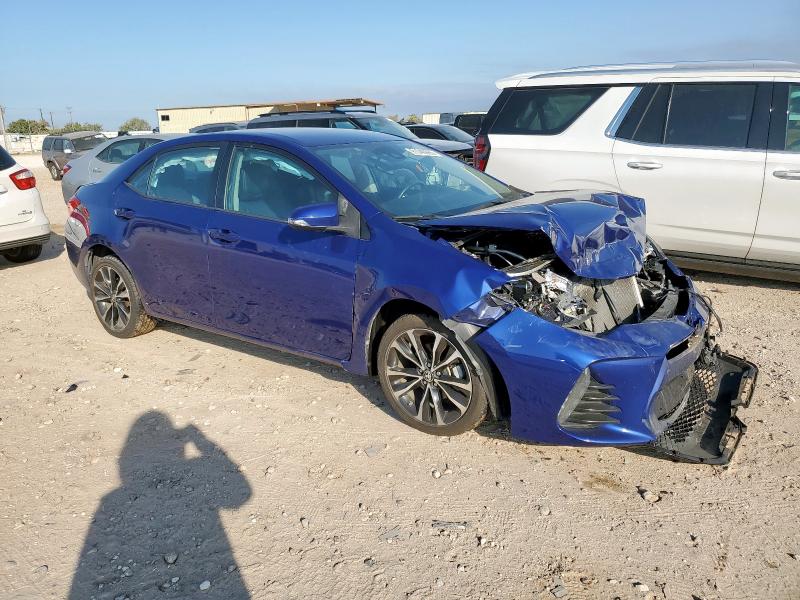 5YFBURHE7KP891446 - 2019 TOYOTA COROLLA L BLUE photo 4