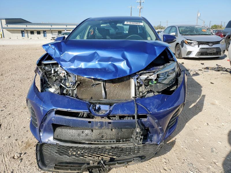 5YFBURHE7KP891446 - 2019 TOYOTA COROLLA L BLUE photo 5