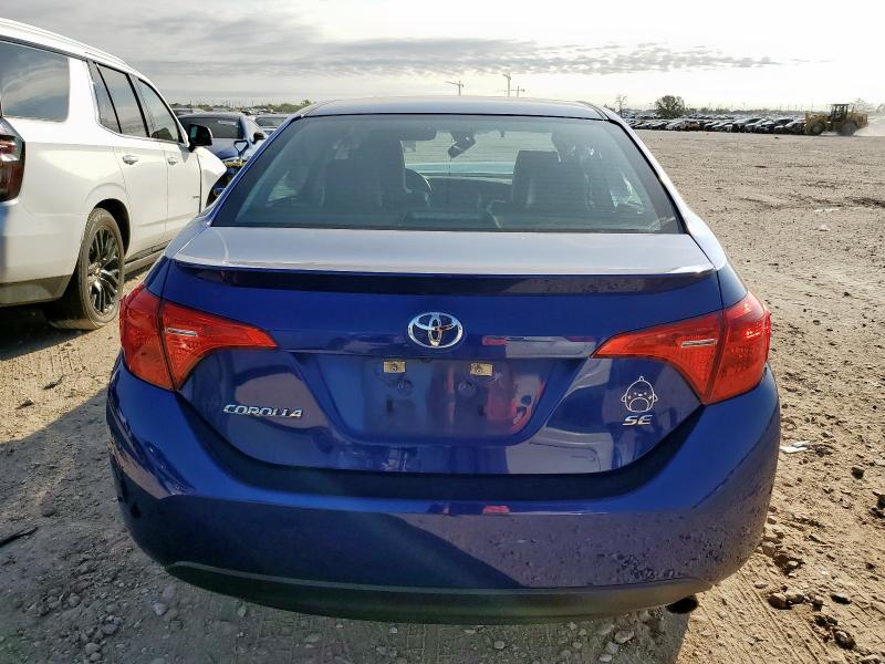 5YFBURHE7KP891446 - 2019 TOYOTA COROLLA L BLUE photo 6