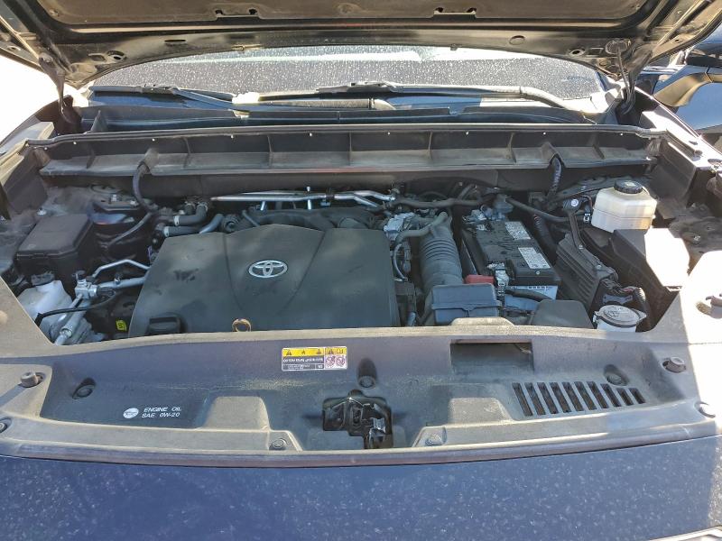 5TDGZRAH2MS080031 - 2021 TOYOTA HIGHLANDER XLE أسود صورة 12