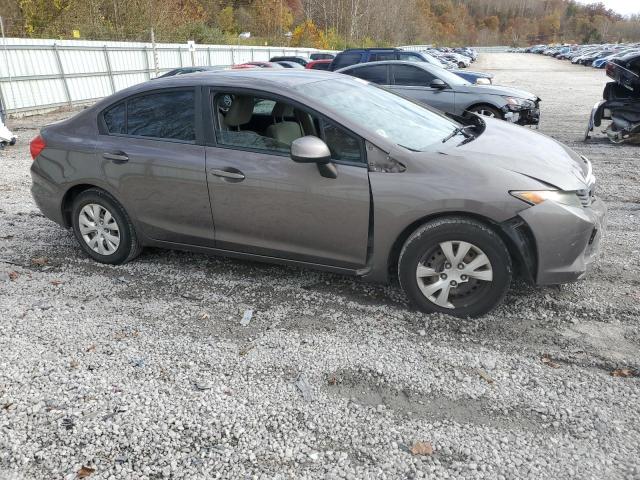 19XFB2F52CE017283 - 2012 HONDA CIVIC LX GRAY photo 4