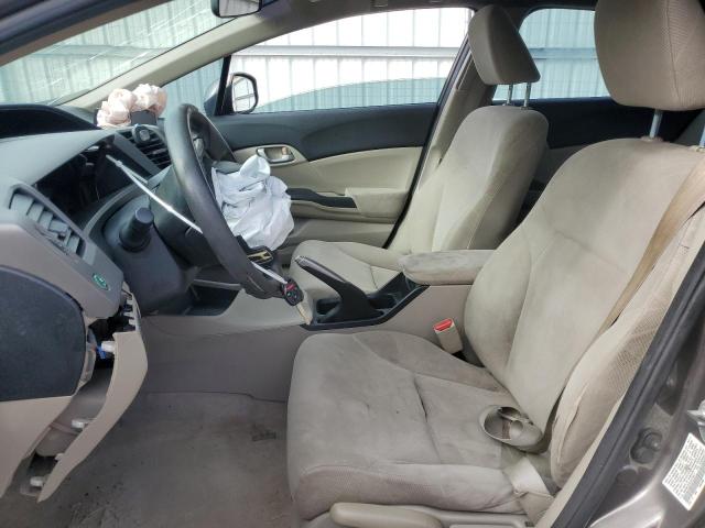 19XFB2F52CE017283 - 2012 HONDA CIVIC LX GRAY photo 7