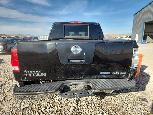 1N6BA0EC6AN318344 - 2010 NISSAN TITAN XE أسود صورة 6