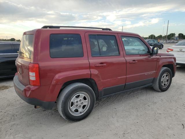 1C4NJPBB1ED905809 - 2014 JEEP PATRIOT SPORT RED photo 3