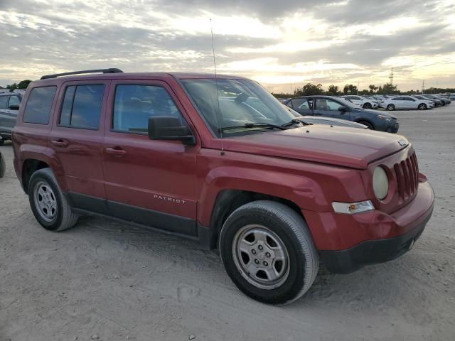 1C4NJPBB1ED905809 - 2014 JEEP PATRIOT SPORT RED photo 4