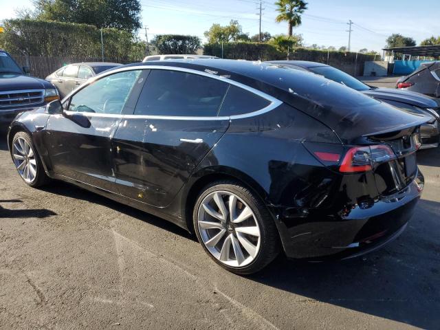 5YJ3E1EA2LF633627 - 2020 TESLA MODEL 3 BLACK photo 2