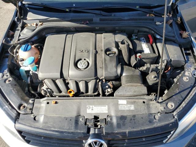 3VWDX7AJ6CM362197 - 2012 VOLKSWAGEN JETTA SE GRAY photo 11