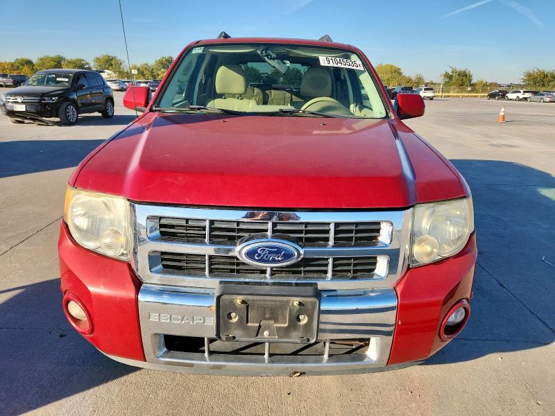 1FMCU0EG7BKA27156 - 2011 FORD ESCAPE LIMITED 勃艮第红 照片 5