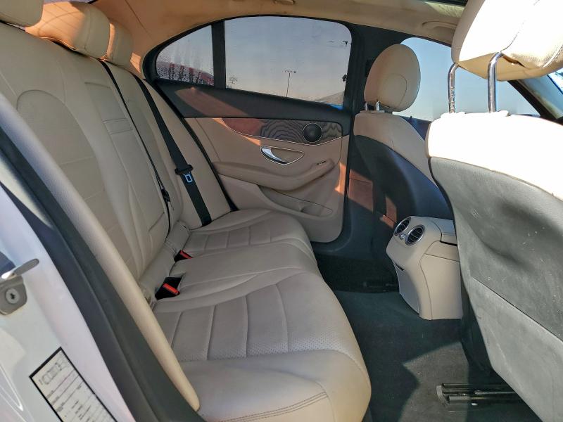 55SWF8EB0KU316650 - 2019 MERCEDES-BENZ C 300 4MATIC WHITE photo 10