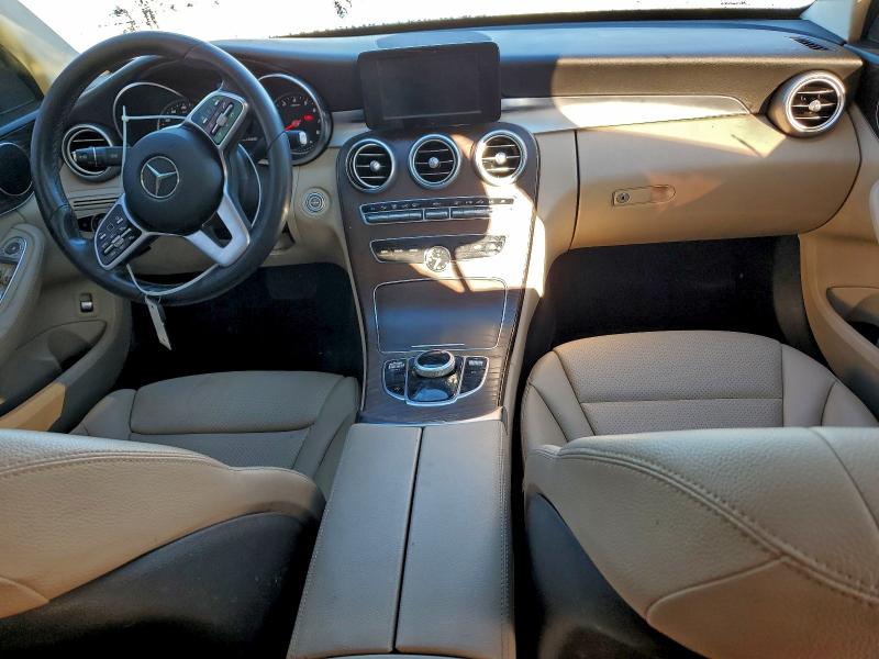 55SWF8EB0KU316650 - 2019 MERCEDES-BENZ C 300 4MATIC WHITE photo 8