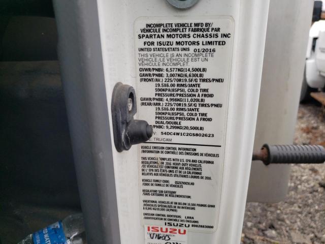54DC4W1C2GS802623 - 2016 ISUZU NPR HD Ақ фото 13